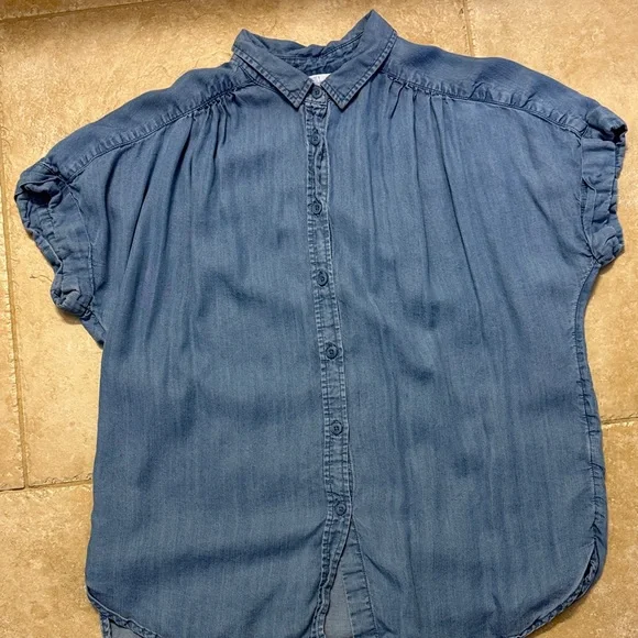Women’s Denim Button-Up Shirts - 2 - Picture 5 of 6
